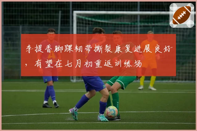 李提香脚踝韧带撕裂康复进展良好，有望在七月初重返训练场